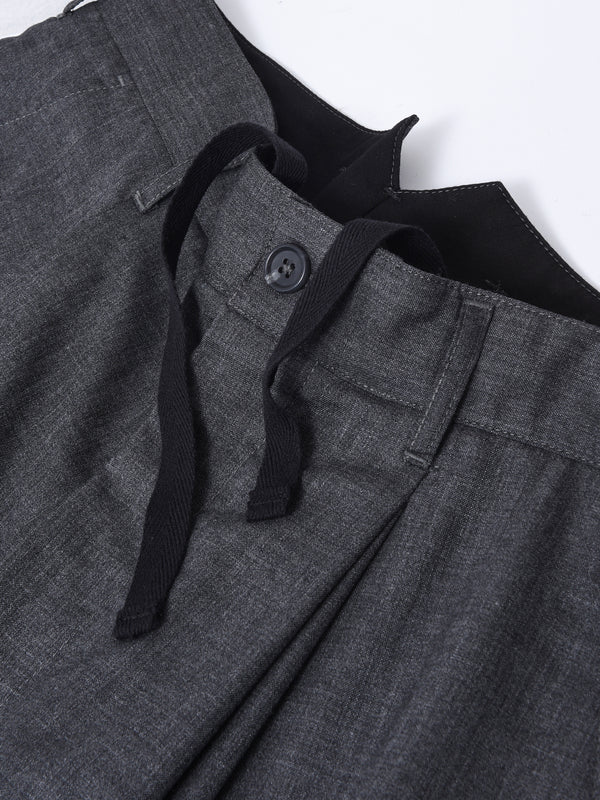 WP Pant_B - Charcoal Tropical WoolLC001